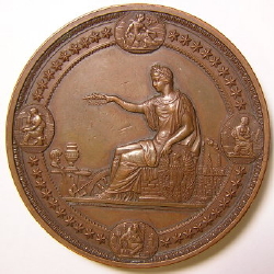 1876 Philadelphia Centennial Expo bronze medal