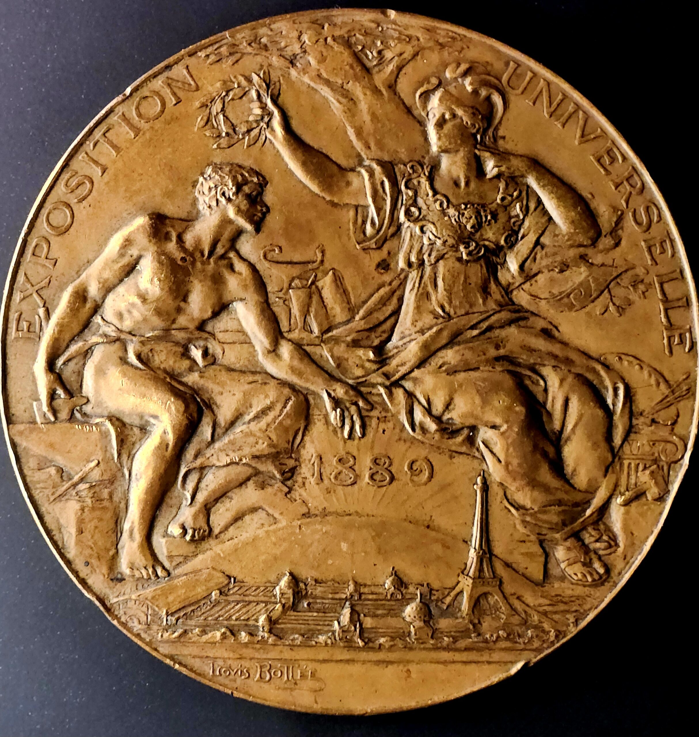 award medal 1889 Paris Exposition