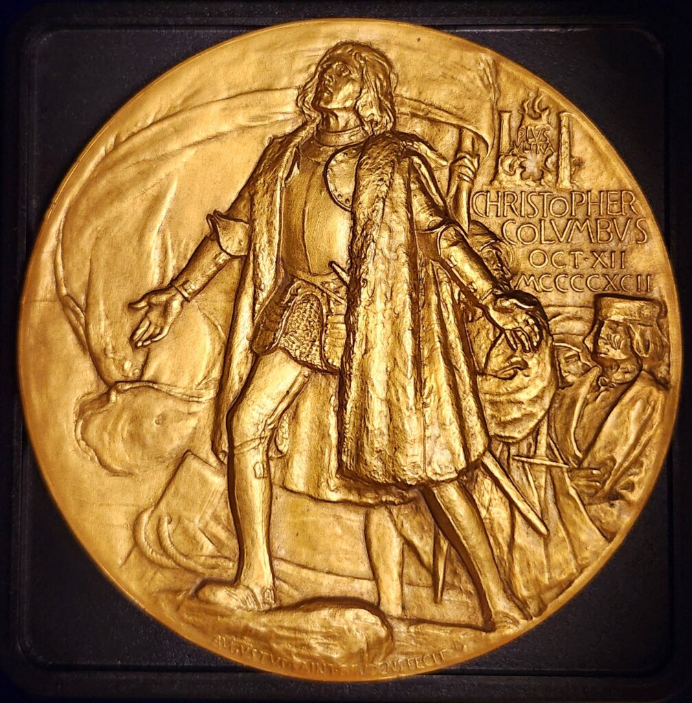 1893 Columbus Gilt Medal